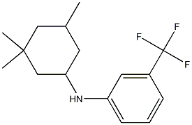 3-(trifluoromethyl)-N-(3,3,5-trimethylcyclohexyl)aniline Struktur