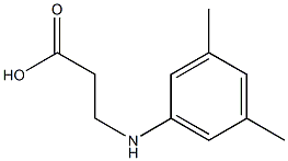 3-[(3,5-dimethylphenyl)amino]propanoic acid Struktur