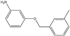 3-[(3-methylbenzyl)oxy]aniline Struktur