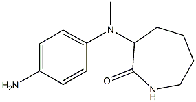 3-[(4-aminophenyl)(methyl)amino]azepan-2-one Struktur