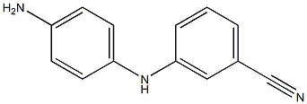 3-[(4-aminophenyl)amino]benzonitrile Struktur