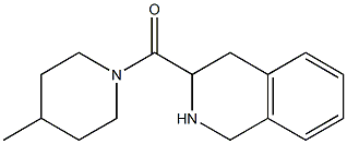 3-[(4-methylpiperidin-1-yl)carbonyl]-1,2,3,4-tetrahydroisoquinoline Struktur