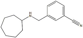 3-[(cycloheptylamino)methyl]benzonitrile Struktur