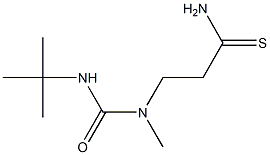 3-[(tert-butylcarbamoyl)(methyl)amino]propanethioamide Struktur