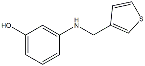 3-[(thiophen-3-ylmethyl)amino]phenol Struktur