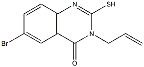 3-allyl-6-bromo-2-mercaptoquinazolin-4(3H)-one Struktur