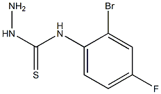 3-amino-1-(2-bromo-4-fluorophenyl)thiourea Struktur