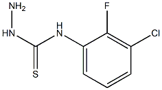 3-amino-1-(3-chloro-2-fluorophenyl)thiourea Struktur