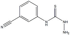 3-amino-1-(3-cyanophenyl)thiourea Struktur