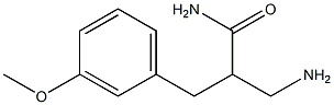 3-amino-2-[(3-methoxyphenyl)methyl]propanamide Struktur