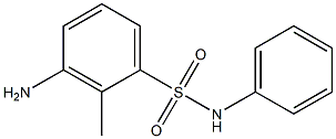 3-amino-2-methyl-N-phenylbenzene-1-sulfonamide Struktur