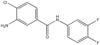 3-amino-4-chloro-N-(3,4-difluorophenyl)benzamide Struktur