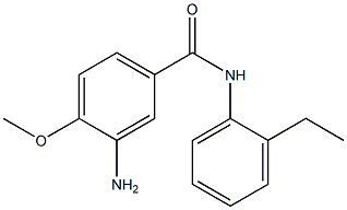 3-amino-N-(2-ethylphenyl)-4-methoxybenzamide Struktur