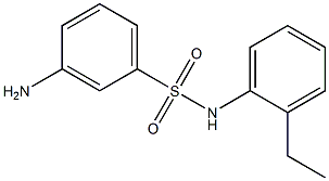 3-amino-N-(2-ethylphenyl)benzenesulfonamide Struktur