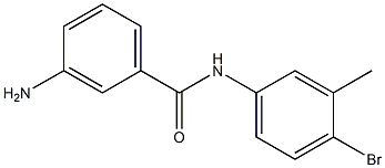 3-amino-N-(4-bromo-3-methylphenyl)benzamide Struktur