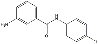 3-amino-N-(4-iodophenyl)benzamide Struktur