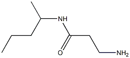 3-amino-N-(pentan-2-yl)propanamide Struktur