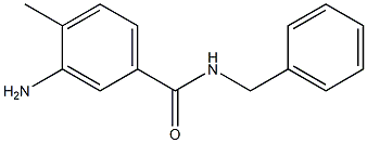 3-amino-N-benzyl-4-methylbenzamide Struktur