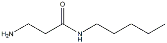 3-amino-N-pentylpropanamide Struktur