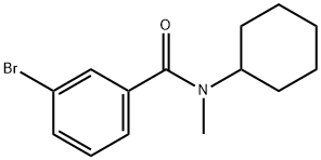 3-bromo-N-cyclohexyl-N-methylbenzamide Struktur