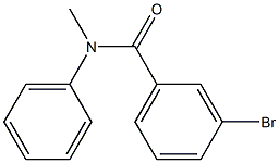 3-bromo-N-methyl-N-phenylbenzamide Struktur