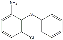 3-chloro-2-(phenylsulfanyl)aniline Struktur