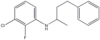 3-chloro-2-fluoro-N-(4-phenylbutan-2-yl)aniline Struktur