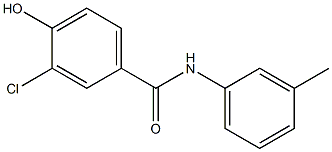 3-chloro-4-hydroxy-N-(3-methylphenyl)benzamide Struktur