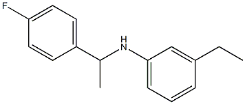 3-ethyl-N-[1-(4-fluorophenyl)ethyl]aniline Struktur