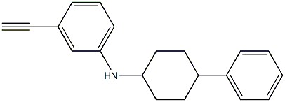 3-ethynyl-N-(4-phenylcyclohexyl)aniline Struktur