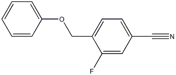 3-fluoro-4-(phenoxymethyl)benzonitrile Struktur