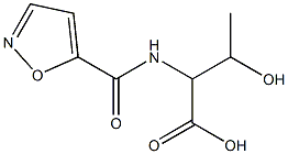 3-hydroxy-2-(1,2-oxazol-5-ylformamido)butanoic acid Struktur