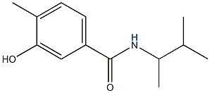 3-hydroxy-4-methyl-N-(3-methylbutan-2-yl)benzamide Struktur