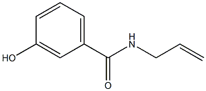 3-hydroxy-N-(prop-2-en-1-yl)benzamide Struktur