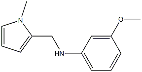 3-methoxy-N-[(1-methyl-1H-pyrrol-2-yl)methyl]aniline Struktur