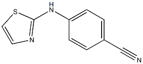 4-(1,3-thiazol-2-ylamino)benzonitrile Struktur