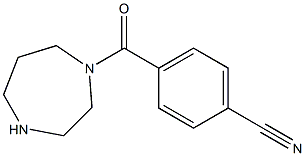 4-(1,4-diazepan-1-ylcarbonyl)benzonitrile Struktur