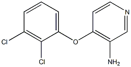 4-(2,3-dichlorophenoxy)pyridin-3-amine Struktur