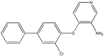 4-(2-chloro-4-phenylphenoxy)pyridin-3-amine Struktur