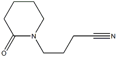 4-(2-oxopiperidin-1-yl)butanenitrile Struktur