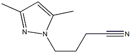 4-(3,5-dimethyl-1H-pyrazol-1-yl)butanenitrile Struktur