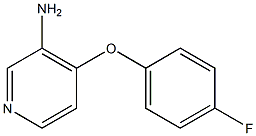 4-(4-fluorophenoxy)pyridin-3-amine Struktur