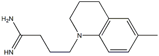 4-(6-methyl-3,4-dihydroquinolin-1(2H)-yl)butanimidamide Struktur