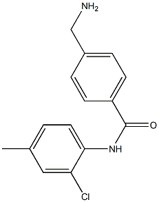 4-(aminomethyl)-N-(2-chloro-4-methylphenyl)benzamide Struktur