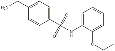 4-(aminomethyl)-N-(2-ethoxyphenyl)benzene-1-sulfonamide Struktur