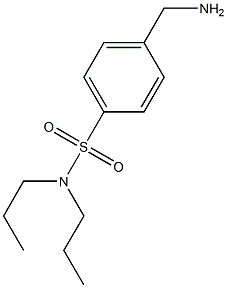 4-(aminomethyl)-N,N-dipropylbenzenesulfonamide Struktur