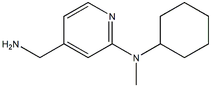 4-(aminomethyl)-N-cyclohexyl-N-methylpyridin-2-amine Struktur