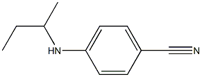 4-(butan-2-ylamino)benzonitrile Struktur