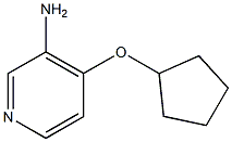 4-(cyclopentyloxy)pyridin-3-amine Struktur