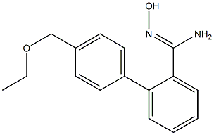 4'-(ethoxymethyl)-N'-hydroxy-1,1'-biphenyl-2-carboximidamide Struktur